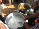 <p>Pastors training in the Guntur Conference - here feeding the pastors who came to the sessions. Sessions lasted 6-8 hours a day, with a few non-SDA pastors attending as well.</p>