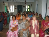<p>A special wives meeting for wives of pastors at the Pastors' Training Sessions in the Guntur Conference.</p>