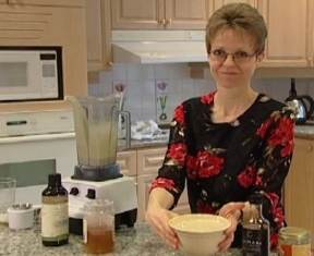 Jeanie Davis and her Creamy Tahini Dressing.